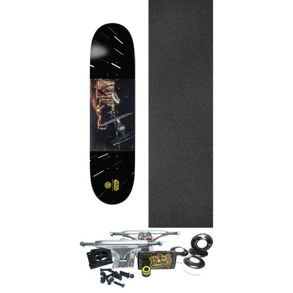 Element Skateboards Star Wars Tie Fighter Skateboard Deck - 8.5" x 32.2" - Complete Skateboard Bundle